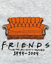 You'll be feeling nostalgic in your new Friends Central Perk cropped t-shirt. Featuring the famous coffee house brown couch that is a reoccurring feature on the sitcom TV series, along is the F.R.I.E.N.D.S logo and text that read "1994-2004" based on when the hit show begin and ended. The women's cropped tee is short sleeved and a grey marl colour offering a standard fit and is made from 100% cotton. This item is 100% genuine licensed Friends merchandise & features official branding throughout.