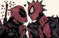 spiderman x deadpool :)