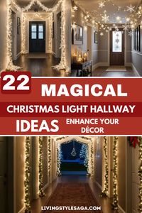 Brighten up your home with creative Christmas light hallway ideas! ✨🎄 Transform your space into a festive wonderland with unique lighting arrangements that bring warmth and charm to every corner. From twinkling fairy lights to elegant garland displays, these ideas will make your hallway shine this holiday season! 🌟🎅 #ChristmasLights #HolidayDecor #FestiveHallway #ChristmasMagic #HomeDecor #WinterWonderland #ChristmasVibes #DIYDecor #HolidayCheer