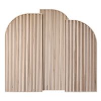 Summit Slatted Wood Panel | Luxe Event Rentals LLC