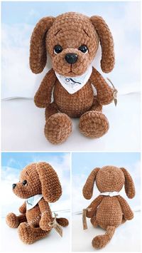 Crochet Dog Amigurumi Free PDF Pattern - Amigurumi