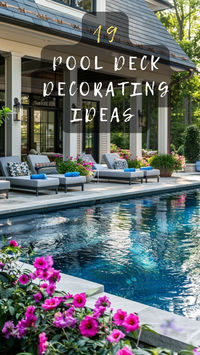 Revamp your pool deck with fresh decorating ideas! Click to explore stunning designs that elevate your outdoor space. 🏊🌞 #PoolDeckIdeas #OutdoorDecor #BackyardTransformation #PoolsideStyle #HomeDesign