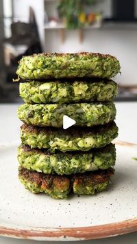 SO VEGAN on Instagram: "BROCCOLI FRITTERS 🥦 get the full recipe with notes in the @sovegan App and on our website (follow the links in our bio) ✌️

Crispy, salty and moreish. We still can’t believe that these nutrient dense fritters taste so good. We use broccoli since it contains many vitamins, minerals, fibre and antioxidants. It also gives the fritters a gorgeous green colour.

We pack a punch with the dill, capers, lemon zest and dijon mustard but you could always substitute the dill for parsley or coriander if you prefer.

Big love, Roxy + Ben 💚

Makes 6 Fritters 

🌱400g (14oz) broccoli 
🌱1 lemon, zest only
🌱1/2 tbsp dijon mustard
🌱1 handful of fresh dill, finely chopped
🌱2 spring onions, finely chopped
🌱2 garlic cloves, peeled + finely chopped
🌱2 tbsp capers, roughly chopped