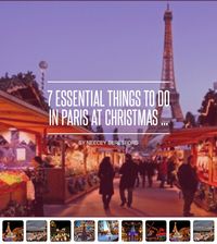 7 #Essential Things to do in Paris at Christmas ... - #Travel