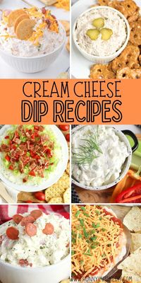 Looking for the best party appetizers? These cream cheese dip recipes are perfect for any occasion! Whether you're looking for easy desserts or simple appetizers, everyone will love these delicious party snacks. Grab your Philadelphia cream cheese to make each of these quick recipes by following the step by step instructions!