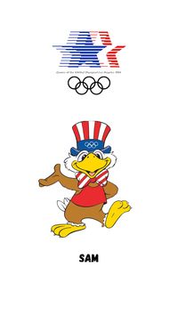 Mascote das Olimpíadas de Los Angeles de 1984. #olympics #olympiades