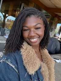 #sisterlocks #sisterlockstyles #locstyles #furcoat #brunch #fall #darkskinbaddiesdaily