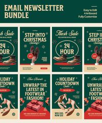 Christmas Email Newsletter Bundle, #ad, #Christmas, #SPONSORED, #Email, #Newsletter, #Ad