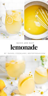 Discover the secret to the perfect lemonade with this easy and delicious recipe 🍋💧 Make every day a little brighter and cooler with this delightful beverage. Get ready to sip, smile and share. Get the full recipe👉