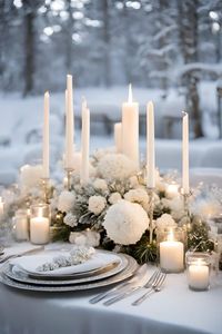 Romantic white winter wedding table centre piece    #winterwedding #winterweddingtheme #winterweddingtablecentrepiece #winterweddingtablescape #whitewinterwedding #whitewinterweddingideas #whitewinterweddingtablecentrepiece #winterweddingflowers #winterweddingstyling