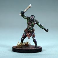 painted zombie miniature dungeon saga mantic games dnd undead ghoul