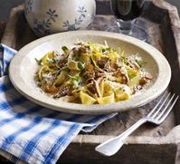 Braised rabbit pappardelle