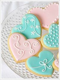 Beautiful Valentine Cookies