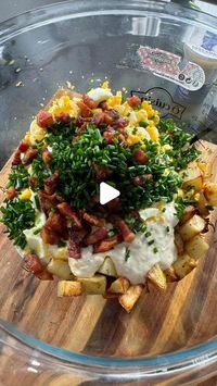 MICHAEL FINCH on Instagram: "We don't Boil, we roast!!! The best Potato Salad!

- 1.5-2kg Potato
- 200g pancetta or guanciale 
- 1 1/2 cup sour cream 
- 1/2 cup mayonnaise 
- 2 tbsp red wine vinegar
- 1 tsp dijon mustard 
- 1 cup freshly grated parmesan 
- 1tsp garlic powder
- 1/2 cup panko breadcrumbs
- 6 eggs, hard boiled 
- 1/4cup fresh chives 
- juice of 1 medium lemon 
- S&P to taste 

Cook potato in oven on 200°C for 25-30mins or until golden brown and crispy! u get the rest 😂❤️"