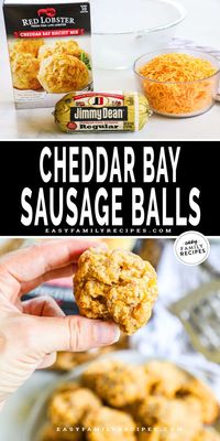 Discover the joy of simplicity and flavor with these easy Red Lobster Cheddar Bay Biscuit Sausage Balls—your go-to for the best sausage ball recipe that's perfect for breakfast, brunch, or a holiday appetizer. Featuring a delightful blend of breakfast sausage and sharp cheddar, these easy sausage balls are a crowd-pleasing sensation. Effortless to make ahead and freezer-friendly, elevate your snack game with these bites that promise to steal the show at any gathering.