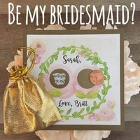 Be My Bridesmaid Scratch off Card! Take a look at all of our options and customize your saying at checkout! Rose gold, silver or gold knot bangles are all apart of our Tie the Knot Collection! Order your customizable bridesmaid gift today! Love Leigh Gift Co. has amazing affordable wedding, bridesmaid, best friend and encouragement gifts with free personalization and free gift wrap!