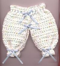 Kitchen Pants  Knit or crochet dishcloths - poem included