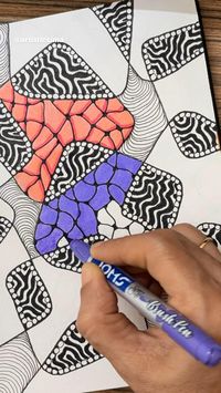 #zentangle #zentangleart #zendoodle #doodle #doodling