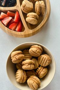 4 Ingredient Peanut Butter Cookies - Feeding Tiny Bellies