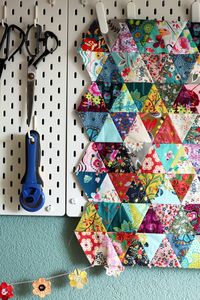 what become of my Scrap Triangles — Stitched in Color