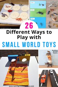 26 Ways to Play with Small World Figures - Taming Little Monsters