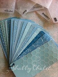 Embossing Folder Inventory - Shabby Chalet Studio