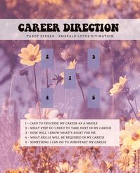 Career Direction Tarot Spread — Emerald Lotus Divination