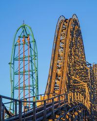 El Toro and Kingda Ka at Six Flags Great Adventure.