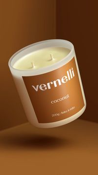 Melhor vela aromática com essência premium. Vernelli, somos velas.