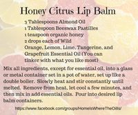 Honey Citrus Lip Balm