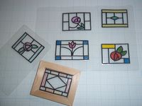 nataliegayleminiatures: Stained glass project tutorial