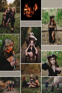 Spooky season almost always comes with witches! I hosted this witches styled shoot last year and it ended up being amazing! Check out more from this session on my blog post!