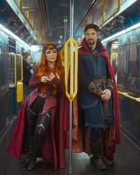 In An Alternate Multiverse @cosplay.daddy as Doctor Strange @caitlinchristinee as Scarlet Witch @california_tonystark as Tony Stark Photographed by @rebeccaseals Edited by @liquidverve #DoctorStrange #DrStrange #StephenStrange #BenedictCumberbatch #ScarletWitch #WandaMaximoff #ElizabethOlsen #IronMan #TonyStark #RobertDowneyJr #DoctorStrangeInTheMultiverseOfMadness #MultiverseOfMadness #Multiverse #Marvel #MarvelComics #MarvelUniverse #MarvelCinematicUniverse #MCU #DoctorStrangeCosplay #S...