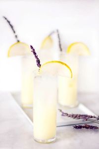 This vodka-spiked pear lavender lemonade recipe is the perfect refreshing cocktail for hot summer days!