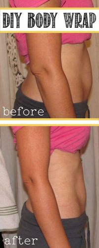 DIY Body Wrap... lose up to 1-2 inches a night! Perfect for someone who wants to lose a few before a big event!