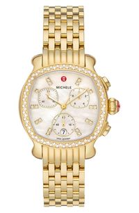 Lilou Diamond Chronograph Bracelet Watch, 34mm