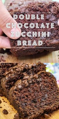 Super-moist, tender and delicious is this Double Chocolate Zucchini Bread. My kids really love this and they don’t care that there are veggies in it. It’s that good!