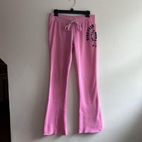 Victoria’s Secret PINK low rise flare pants   Size:... - Depop