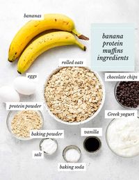 Banana Protein Muffins - Haute & Healthy Living