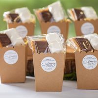 Buy Fun Express Bulk 100 Pieces S’More Love Wedding Favor Sticker Roll at Walmart.com