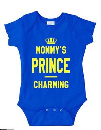 Mommy's Prince Charming Royal Baby Boy Bodysuit Onesie by QTattoos