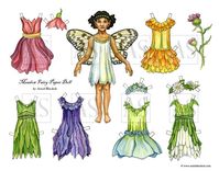 Meadow Fairy Paper Doll