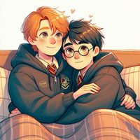 #rarry #harrypotter #ronweasley #harrypotterfan #ronarry #lgbtqart #art #illustration #aiartcommunity #romantic #romance #bibliophile #ship #harrypotterworld #ronweasleyedit #potterhead #friends #love #bestfriends #hogwarts #sunset #flowers #fanart #hpfandom #rarryfanart #love #romance #bestfriendstolovers #kiss #wallpaper #bookart #romantic #bibliophile #night #chibi #aesthetic #cute #anime