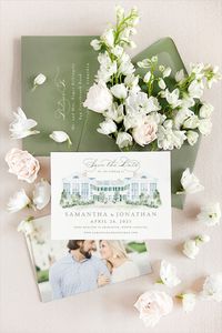 Fall in love with the Eugenia Suite: an ageless design featuring tailored typesetting and stylistic subtlety. This exquisite design is simply perfect for any wedding day. Ample white space allows for endless customization through our selection of wreaths, crests and monograms, or custom artwork and embellishments. With just enough elegant script lettering, and a sophisticated serif, this suite is truly a match made in heaven.