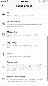 snapchat emoji best friend customize  best friend list