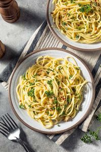 Spaghetti Aglio e Olio (Garlic & Olive Oil)