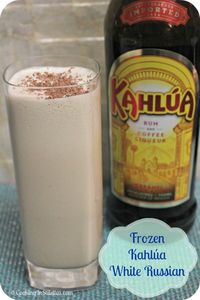 Frozen Kahlua White Russian