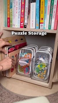 How clever is this reel from @creativemomsland using small bliss bin to keep puzzle pieces all together 👏 #blissbins #mapleandlark #puzzletime #playroomorganization #playroomideas #playroomstorage #storagebin #storagesolutions #storageideas