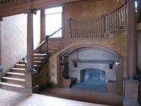 inglenook fireplaces | Cumberland inglenook fireplace and stairs | Fab Fireplaces