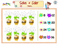 🌻 Dive into an educational and artistic adventure with our brand-new activity: Solve and Color! 🌼 🧮 Put your mind to the test by solving fun calculations. Each pot holds a mystery multiplication, and it's up to you to calculate the result to unveil the color combination to use on the corresponding flower. 🌸🎨 https://treasurehunt4kids.com #FreeActivity #MathAndArt #CreativityInAction #FunLearning